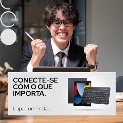 Imagem de Capa para iPad 7/8 e 9ª gen 10.2" Polegadas WB com Teclado