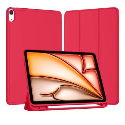 Imagem de Capa para iPad Air 11 polegadas 2024 (M2) Case Smart Porta Pencil Anti Impacto Premium