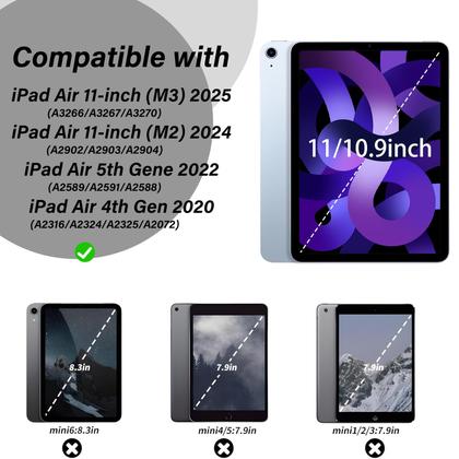 Imagem de Capa para iPad Air 7º/6º de 11 polegadas e 10,9 polegadas com teclado