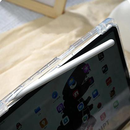 Imagem de Capa para iPad Pro 11"/10.2"/10.9"/13" (8ª, 9ª, 10ª Geração) e Air 4/5/6 - Com Porta-Lápis