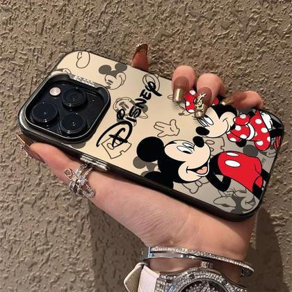Imagem de Capa para iPhone 15/14/13/12/11 - Mickey e Minnie Mouse Colorida