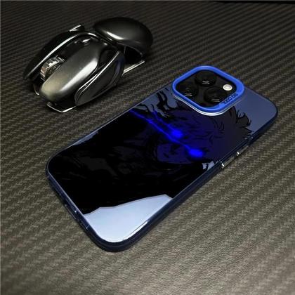 Imagem de Capa para iPhone 15/14/13/12/11 Pro Max/Xs - Design Colorido de Jujutsu Kaisen