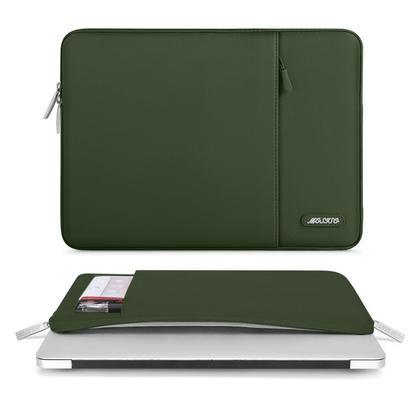 Imagem de Capa para laptop MOSISO de poliéster de 16 polegadas verde militar