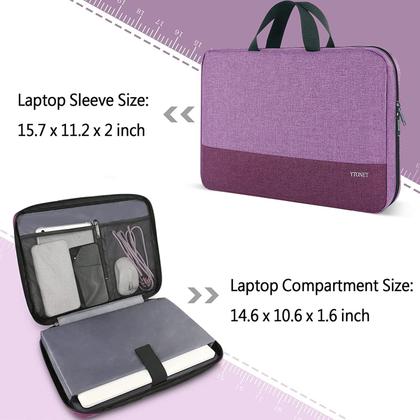 Imagem de Capa para laptop Ytonet, de 15,6 polegadas, resistente à água, roxa