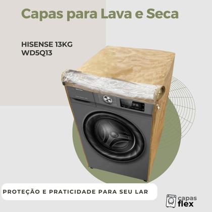 Imagem de Capa para lava e seca hisense 13kg wd5q13 transparente flex
