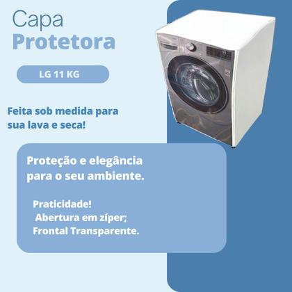 Imagem de Capa para lava e seca lg 11kg vc2 vc3 vc4 transparente