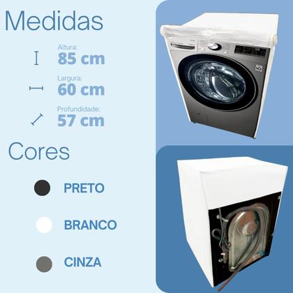 Imagem de Capa para lava e seca lg 11kg vc2 vc3 vc4 transparente