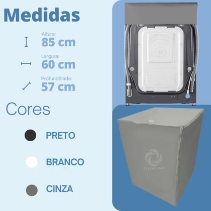 Imagem de Capa para lava e seca lg 12kg vc4 vc5 impermeável