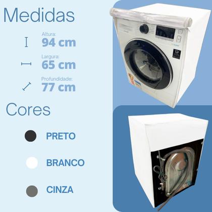 Imagem de Capa para lava e seca lg 12kg wd125rd transparente