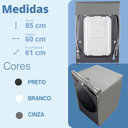 Imagem de Capa para lava e seca lg 14kg vc2 vc4 transparente