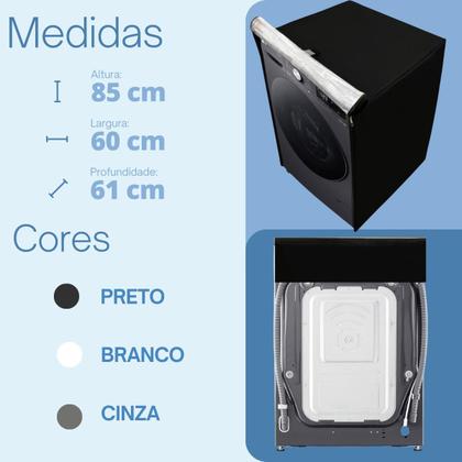 Imagem de Capa para lava e seca lg 14kg vc2 vc4 transparente