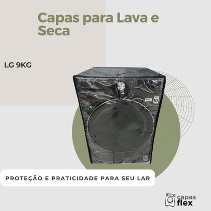 Imagem de Capa para lava e seca lg 9kg transparente flex