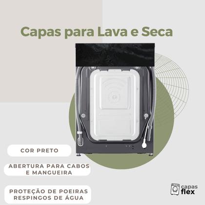 Imagem de Capa para lava e seca lg 9kg transparente flex