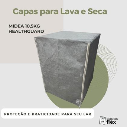 Imagem de Capa para lava e seca midea 10,5kg healthguard impermeável flex