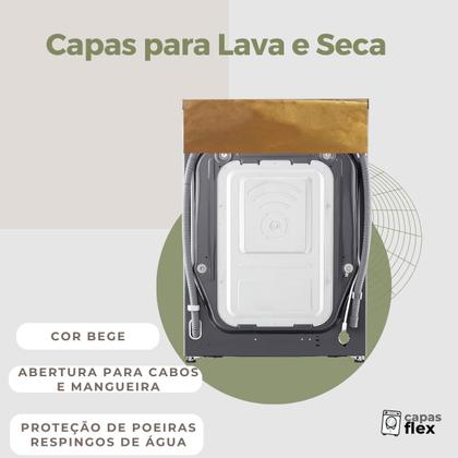 Imagem de Capa para lava e seca midea 10,5kg healthguard transparente flex