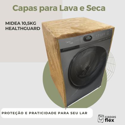 Imagem de Capa para lava e seca midea 10,5kg healthguard transparente flex