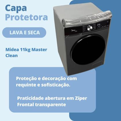 Imagem de Capa para lava e seca midea 11kg master clean transparente