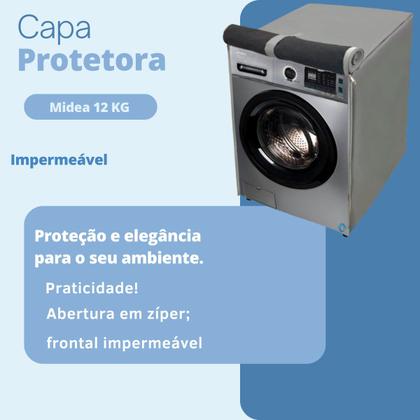Imagem de Capa para lava e seca midea 12kg tambor 4d impermeável