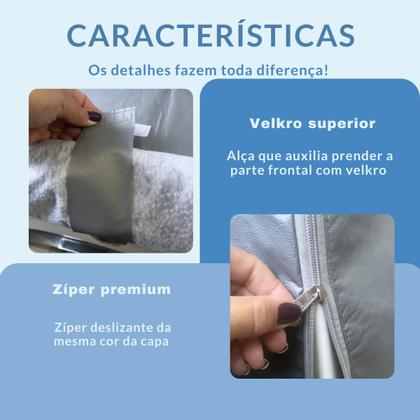 Imagem de Capa para lava e seca midea 12kg tambor 4d impermeável