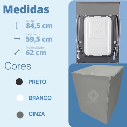 Imagem de Capa para lava e seca philco 11kg pls11c impermeável