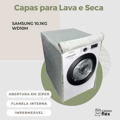 Imagem de Capa para lava e seca samsung 10.1kg wd10m impermeável flex