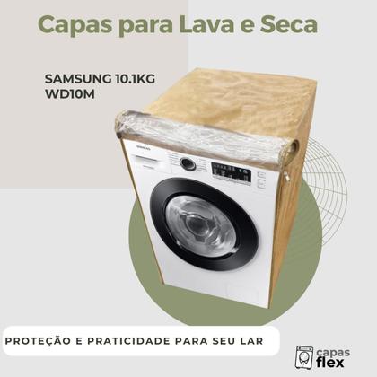 Imagem de Capa para lava e seca samsung 10.1kg wd10m transparente flex