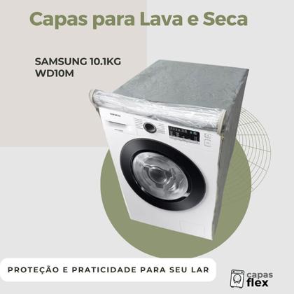 Imagem de Capa para lava e seca samsung 10.1kg wd10m transparente flex
