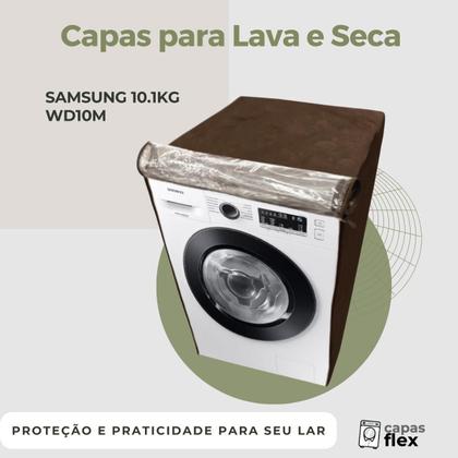 Imagem de Capa para lava e seca samsung 10.1kg wd10m transparente flex