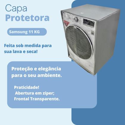 Imagem de Capa para lava e seca samsung 11kg transparente