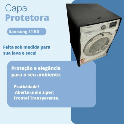 Imagem de Capa para lava e seca samsung 11kg transparente
