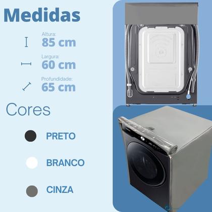 Imagem de Capa para lava e seca samsung 11kg wd11t transparente