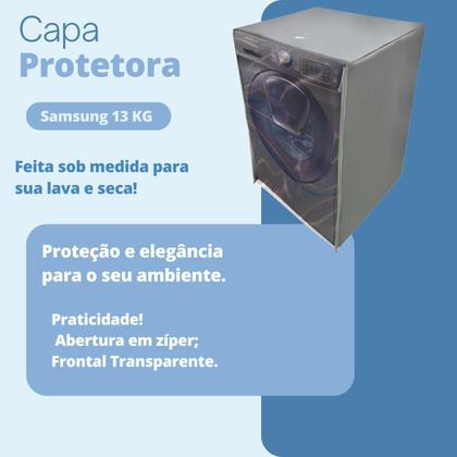 Imagem de Capa para lava e seca samsung 13kg wd136uvh transparente