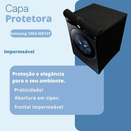 Imagem de Capa para lava e seca samsung 13kg wd13t impermeável