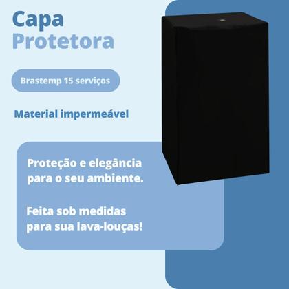 Imagem de Capa para lava louças brastemp 15 serviços bfl6 impermeável
