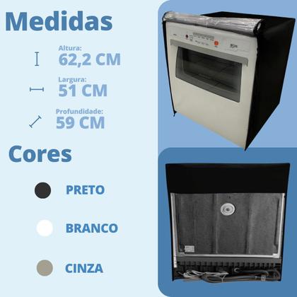 Imagem de Capa para lava louças brastemp 6 e 8 serviços transparente