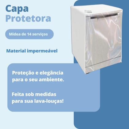 Imagem de Capa para lava louças midea 14 serviços transparente