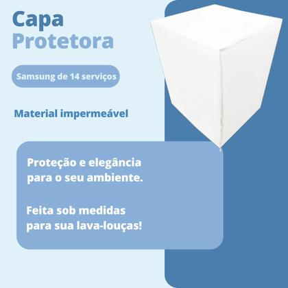 Imagem de Capa para lava louças samsung 14 serviços impermeável