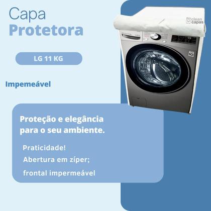 Imagem de Capa para lavadora de roupas lg 11kg vc5 smart impermeável