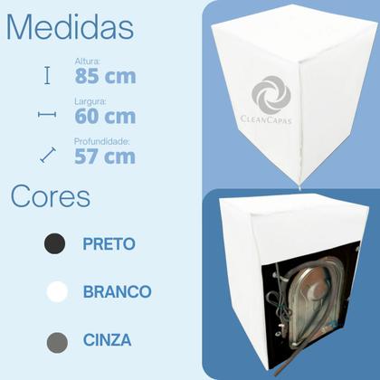 Imagem de Capa para lavadora de roupas lg 11kg vc5 smart impermeável