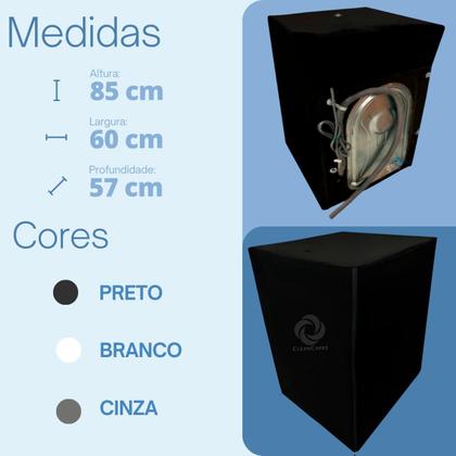 Imagem de Capa para lavadora de roupas lg 11kg vc5 smart impermeável