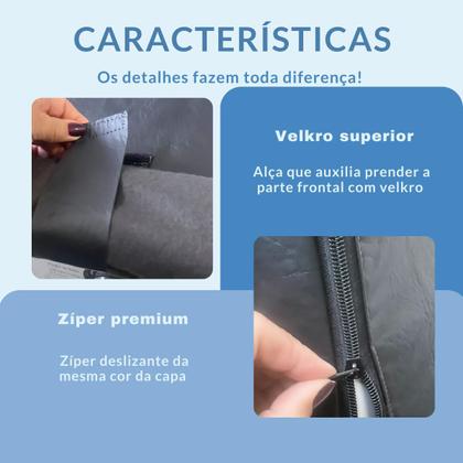 Imagem de Capa para lavadora de roupas lg 11kg vc5 smart impermeável