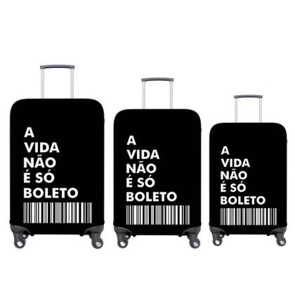 Imagem de Capa para Mala de Viagem Estampada Malha Suplex Resistente