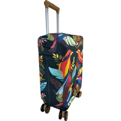 Imagem de Capa para Mala de Viagem Estampada Malha Suplex Resistente