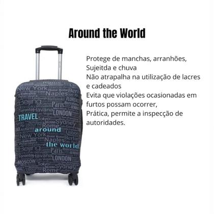 Imagem de Capa Para Mala Tamanho Grande Protetora Anti-risco Temática