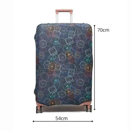 Imagem de Capa Para Mala Tamanho Grande Protetora Anti-risco Temática