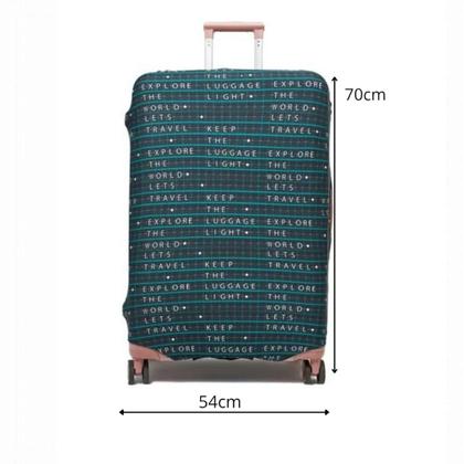 Imagem de Capa Para Mala Tamanho Grande Protetora Anti-risco Temática