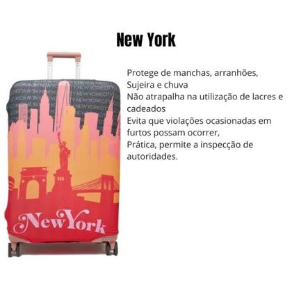 Imagem de Capa Para Mala Tamanho Grande Protetora Anti-risco Temática