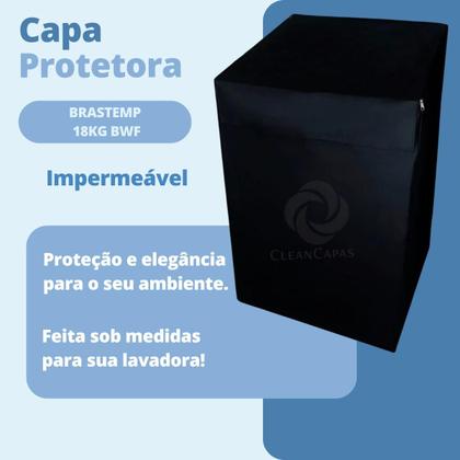 Imagem de Capa para máquina de lavar brastemp 18kg bwf impermeável
