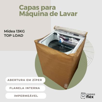 Imagem de Capa para máquina de lavar midea 13kg impermeável flex