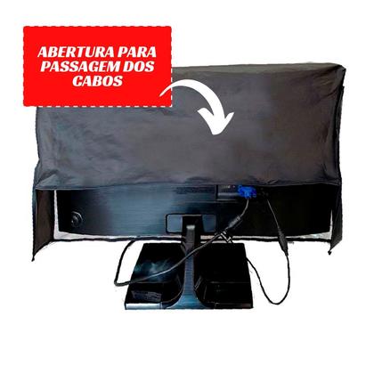 Capa Para Monitor Full HD 20 21 22 Polegadas Resistente a Poeira e a ...